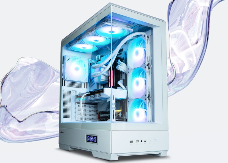 Обзор и тестирование корпуса Zalman P50 DS White: «аквариум» с подсветкой