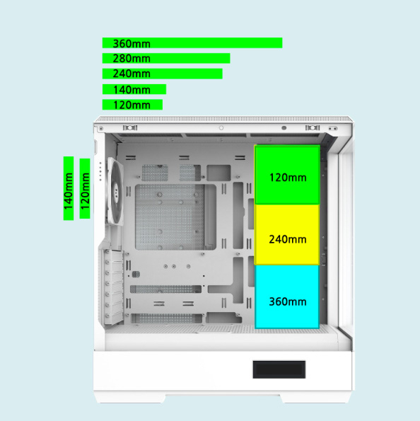 Обзор и тестирование корпуса Zalman P50 DS White: «аквариум» с подсветкой