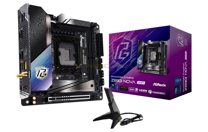 Материнские платы ASRock Z890 для Intel Arrow Lake-S показались на изображениях